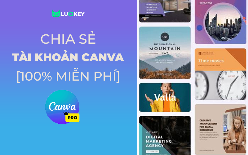 Share 50 tài khoản Canva Pro miễn phí