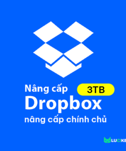 Nâng cấp bộ nhớ Dropbox Essentials 3TB chính chủ