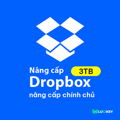 Nâng cấp bộ nhớ Dropbox Essentials 3TB chính chủ